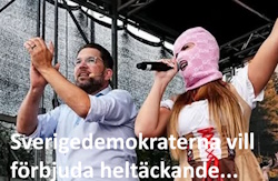 Jimmie Åkesson och Fröken snusk